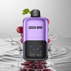 جيك بار تو جو 20 مل Geek Bar 2GO 50000 نفخة بنكهة العنب والتوت - شاشة كبيرة، نكهات قابلة للتعديل، بطارية قابلة للشحن