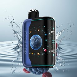 جيك بار بلاتينيوم إديشن - GEEK Bar Platinum Edition 25000 نفخة - شاشة منحنية - أزرق توت جليدي