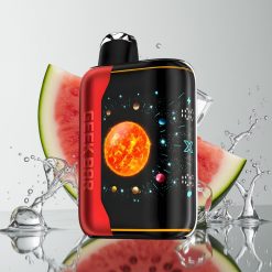 جيك بار بلاتينيوم إيديشن GEEK Bar Platinum Edition 25000 نكهة بطيخ مثلج بشاشة منحنية وشحن سريع