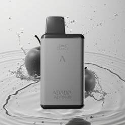 Adalya AD 10000 نفخة - تفاحان - رماد فضائي - 14 مل - USB-C
