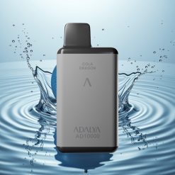 أداليا Adalya AD 10000 نفخة فايب للاستخدام لمرة واحدة - رمادي فضائي - آيس أزرق
