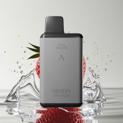 أداليا Adalya AD 10000 نفخة - فراولة سبلاش، رماد فضائي، USB-C، 14 مل