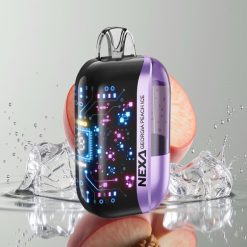 نيكسا أولترا NEXA Ultra 50000 فايب قابل للرمي - خوخ جورجيا مثلج، 20مل، 50000 نفخة، 5% نيكوتين