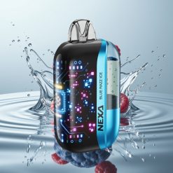 NEXA Ultra 50K بخار قابل للتصريف - توت أزرق مثلج، 20مل، 50000 نفخة، 5% نيكوتين