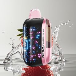 NEXA Ultra 50K بخاخ قابل للتصرف 20مل شاشة منحنية 5% نيكوتين فراولة كولادا