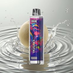 يوين كريستال UWIN Crystal 10000 نفخة فانيليا آيس - 18مل، 0.8 أوم، شحن نوع سي