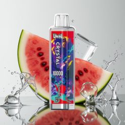 يوين كريستال UWIN Crystal 10000 نفخة بطعم البطيخ المثلج - 18مل، 5% نيكوتين، شحن نوع-سي