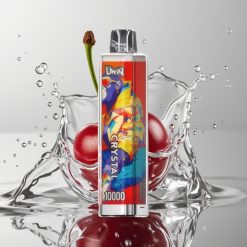يوين كريستال UWIN Crystal 10000 نفخة بنكهة الكرز والتوت – 18مل، 5% نيكوتين، شحن نوع-C