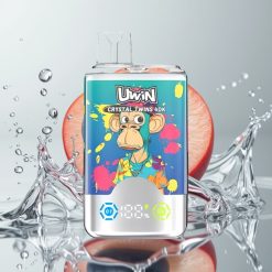 يوين كريستال توينز UWIN Crystal Twins 40000 نفخة - توت أزرق مثلج وخوخ صيفي مثلج