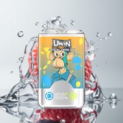 يوين كريستال توينز UWIN Crystal Twins 40000 نَفخة بنكهة التوت البري والكرز الجليدي