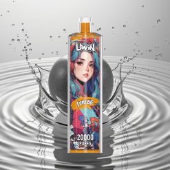 يوين شيشة هوكا كريستال Uwin Shisha Hookah Crystal 20000 نفخة - شبكة 0-5% نيكوتين 22مل نوع-سي