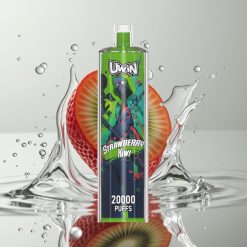 يوين شيشة كريستال Uwin Shisha Hookah Crystal 20000 نفخة - فراولة كيوي