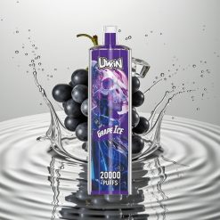 يوين شيشة كريستال Uwin Shisha Hookah Crystal 20000 نفخة - عنب آيس