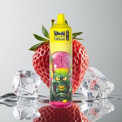 يوين تورنادو Uwin Tornado 35000 Music ميوزك فايب (فراولة آيس) - 35000 نيكوتين 5% - بطارية 600mAh